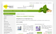 E-shop  lékárna Cistronica